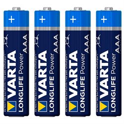 Varta batteri - ALKALINE HIGH ENERGY AAA (LR03) BLISTER 4 stk.