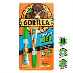 Gorilla Super Lim Gel - 2 x 3 gram