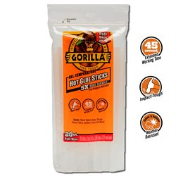 Gorilla Hot Glue Stick - 20 stk.