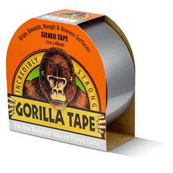 Gorilla Tape -Sølv - 11 meter