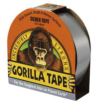 Gorilla Tape - Sølv - 32 meter