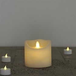 Sara spa vokslys - 9 cm. - Mandel
