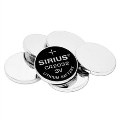 Sirius batterier - CR2032 - 6 stk.