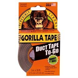 Gorilla Tape To-Go - Sort - 9,14 meter